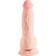 Pipedream King Cock Plus Triple Density Dildo Kiveksillä 19 cm Vaalea iho