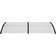 vidaXL Transparent, Sort, Hvid 141760