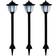 vidaXL Solar Ground Lighting 28.7" 3pcs