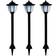 vidaXL Solar Ground Lighting 73cm 3pcs