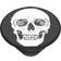 Popsockets PopGrip Afneembaar Shaky Bones White Zwart One size