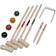 vidaXL Juego De Croquet Madera 4 Personas Con Accesorios