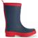 Hatley Matte Rain Boots - Navy/Red