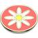 Popsockets Enamel Quaint Daisy Coral Phone Grip PopGrip Red