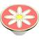 Popsockets Enamel Quaint Daisy Coral Phone Grip PopGrip Red