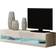 Charlotte A119 Blanco + Blanco Brillante 180x30x40 cm Mueble de TV 180x30cm