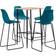 vidaXL 3050034 Bargrupp, 1 Bord inkl. 4 Stolar