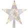 Star Trading Topsy Transparent Julgranspynt 24cm