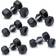 DKN Rubber Hex Dumbbell Set 10-30kg