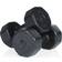 Gymstick Vinyl Dumbbell Set 2 x 5 kg Zwart Met Online Trainingsvideo's