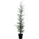 House Doctor Illuminated Flocked Green Julgran 160cm