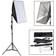 tectake Eclairage studio softbox rectangulaire 1 sac de rangement