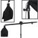 tectake Kit éclairage studio 3 Lampes Softbox Trépieds