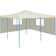 vidaXL Folding Gazebo with 2 Sidewalls