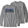 Patagonia Long-Sleeved P-6 Logo Responsibili-T-shirt - Gravel Heather