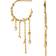 ByBiehl Jungle Ivy Hoop Earrings - Gold/Pearls