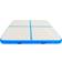 vidaXL Gymnastiekmat met pomp opblaasbaar 200x200x10 cm PVC blauw