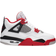 Nike Air Jordan 4 Retro GS - White/Fire Red/Black/Tech Grey