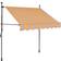 vidaXL Manual Retractable Markis with LED 100x120cm