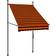 vidaXL Manual Retractable Markis with LED 100x120cm