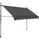 vidaXL Manual Retractable Awning with LED 250x120cm