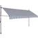 vidaXL Manual Retractable Markis with LED 350x120cm