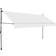 vidaXL Manual Retractable Markis with LED 350x120cm