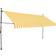 vidaXL Manual Retractable Markis with LED 400x120cm