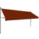 vidaXL Manual Retractable Markis with LED 400x120cm
