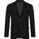 Calvin Klein Slim Single-Breasted Wool Stretch Blazer - Perfect Black