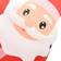 vidaXL Inflatable Decorations Santa Claus (289300)