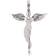 Engelsrufer Angel Pendent - Silver/White