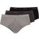 Jockey Classic Y-Front Brief 3-Pack - Black/Gray/Graphite