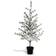 Nordic Winter Artificial Larch Tree with Light & Snow White Julgran 120cm
