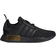 Adidas NMD R1 Triple Black Gold Metallic Women's