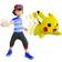 Pokémon Battle Feature Action Figures Ash + Pikachu