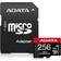 Adata 256GB High Endurance microSDXC UHS-I U3 Class 10 V30 A2 Memory Card with SD Adapter, Speed Up to 100MB/s (AUSDX256GUI3V30SHA2-RA1)