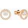 Swarovski Creativity Earrings - Rose Gold/White