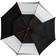 TaylorMade 64" Double Canopy Umbrella - Black
