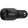 Belkin CCB002btBK Black BOOST CHARGE Dual USB-C Car Charger 36W