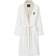 Lexington Cotton Velour Contrast Robe Unisex - White/Light Beige