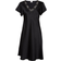 Lady Avenue Pure Silk Nightgown With Lace - Zwart