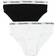 Calvin Klein Slip Bikini Modellanti Donna Cotone Elasticizzato - White/Black