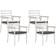 Beliani Cavoli 4-pack Garden Dining Chair