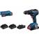 Bosch Taladro Percutor gsb 18V-55 (3 x 4,0 Ah ProCORE gal 18V-40 L-Case)