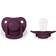 Filibabba Pacifiers 2-pack Plum 6 months