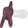 Filibabba Pacifiers 2-pack Plum 6 months