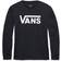 Vans Boy's Classic Long Sleeve T-shirt - Black/White (VN000XOIY28)