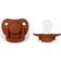 Filibabba PacifierS Rust 6m+ 2-pack