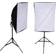 vidaXL 2 Soporte De Luces Con Softbox